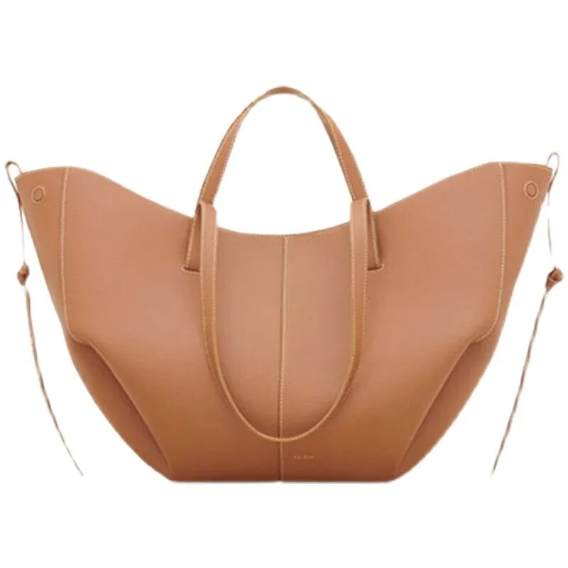 Leather Shoulder Bag for Women Niche Tote Bag