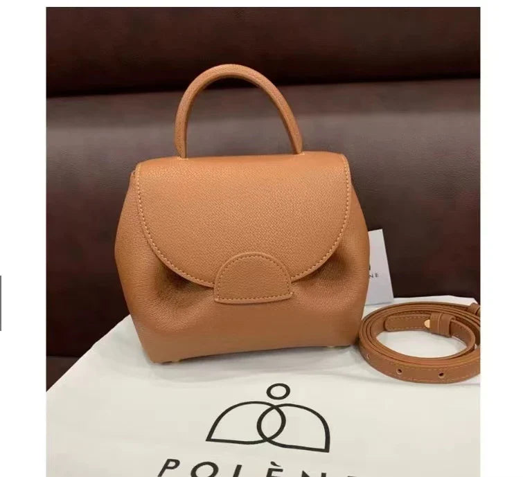 Polene Bag - Genuine Leather Shoulder Handbag