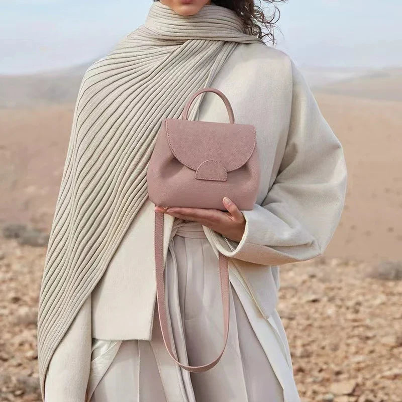 Polene Bag - Genuine Leather Shoulder Handbag