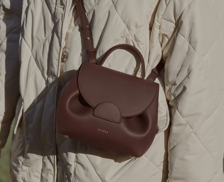 Polene Bag - Genuine Leather Shoulder Handbag