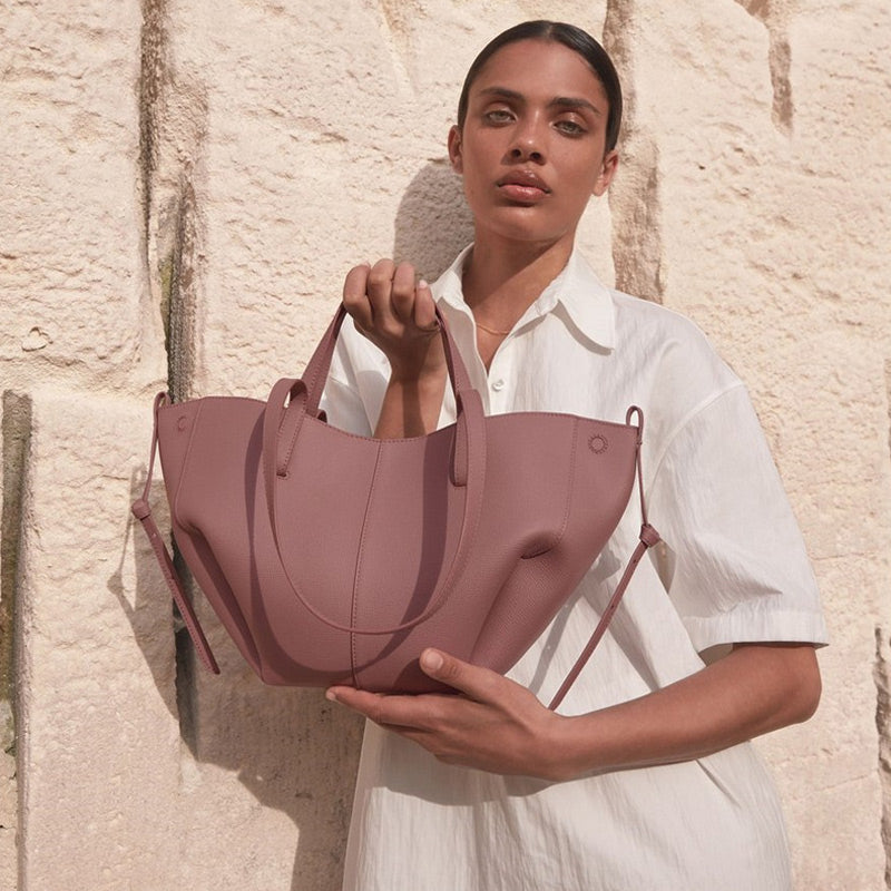Leather Shoulder Bag for Women Niche Tote Bag